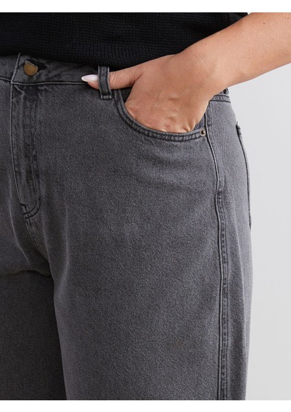 Yeni Sezon Büyük Beden Balloon Fit Kadın Jean Pantolon modelleri