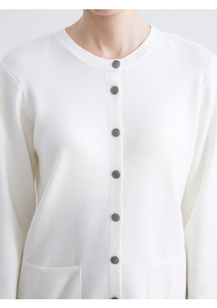 Yeni Sezon Bisiklet Yaka Kadın Triko Hırka modelleri