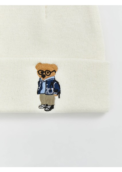 Yeni Sezon Ayı Teddy Nakışlı Kadın Bere fiyatları