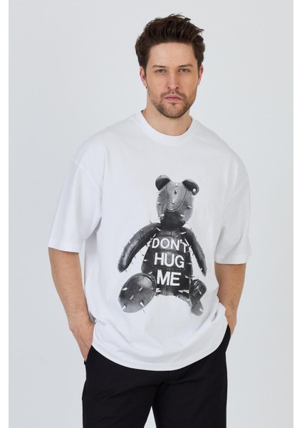 R-5860 Ayı Baskı Detaylı Süprem Tişört fiyatları