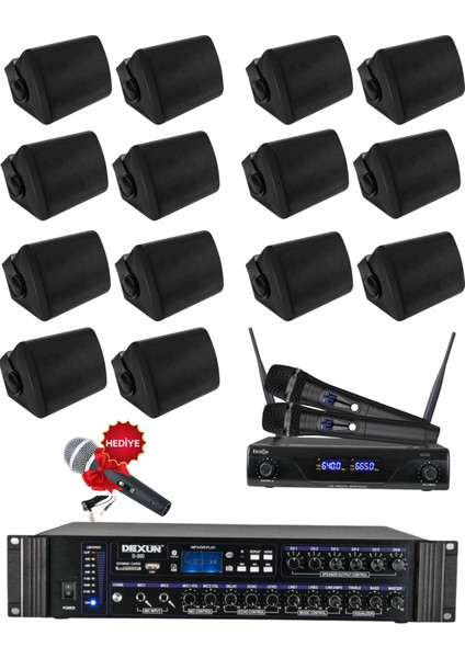 Drt-6 Sütun Hoparlör Mağaza Dükkan Kafe Seslendirme ve Okul Anons Sistemi modelleri