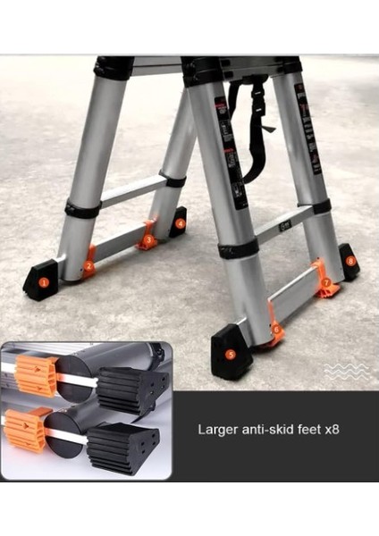 Alüminyum Çok Fonksiyonlu Teleskopik Merdiven fırsatları