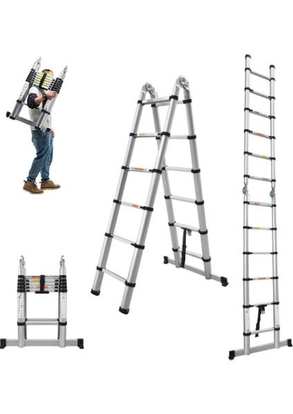 Alüminyum Çok Fonksiyonlu Teleskopik Merdiven indirimleri