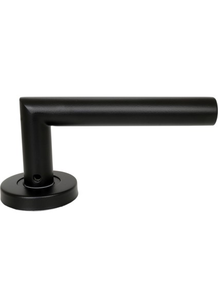 Vega Mat Siyah Oda Tipi Rozetli Paslanmaz Kapı Kolu Takım modelleri