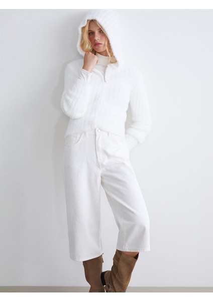 Yeni Sezon Kapüşonlu Kadın Triko Hırka