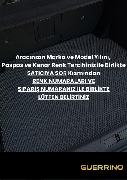 Mercedes-Benz-E SERİSİ-W213-(2017-2023) Için Eva Iç Paspas Takımı (Metal Topukluk Dahil)