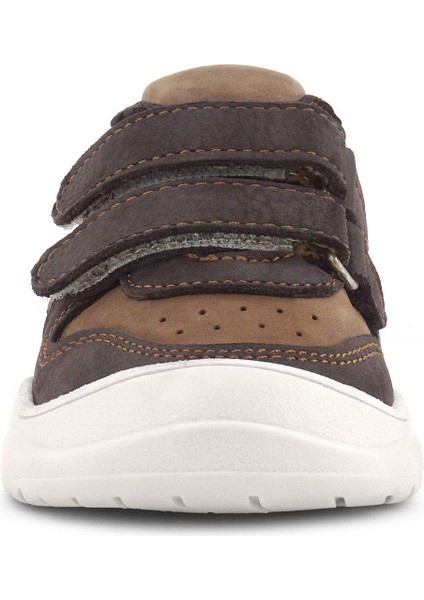 Schaggy Hakiki Deri Kahve Bebek Spor Ayakkabı modelleri