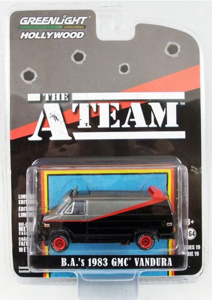 Hollywood 1:64 1983 Gmc Vandura Dusty A Team Standart Model Araba 2021 Üretim