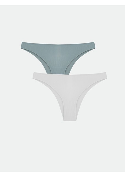 Yeni Sezon Düz Brazilian Külot 2'li