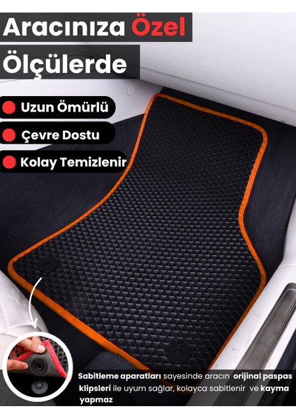 TOYOTA-AVENSİS-(2003-2009) Için Eva Iç Paspas Takımı (Metal Topukluk Dahil) fırsatları