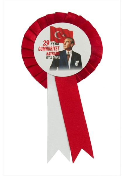 Mustafa Kemal Atatürk Yaka Rozeti Kokartı