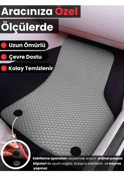 Ford-Kuga 1-(2008-2012) Için Eva Iç Paspas Takımı (Metal Topukluk Dahil) fırsatları