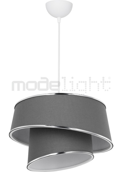 Şık Koyu Gri ve Krom Sarkıt Aydınlatma, Çok Amaçlı Kullanım Alanları Için. modelleri