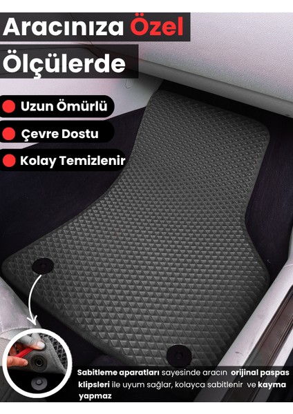 Chery-Tiggo 8 Pro Max-5 KİŞİLİK-(2024-2025) Için Eva Iç Paspas Takımı (Metal Topukluk Dahil) fırsatları