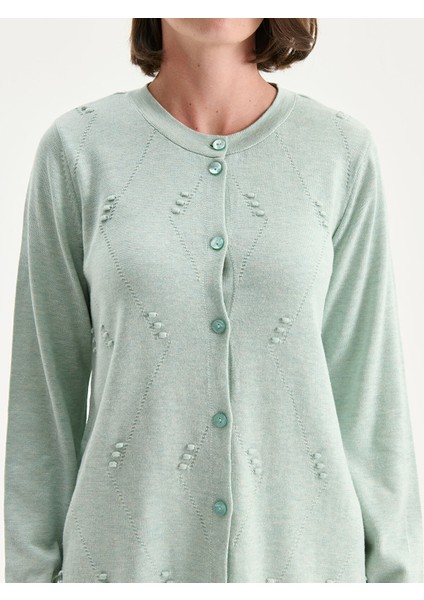 Yeni Sezon Bisiklet Yaka Kadın Triko Hırka modelleri