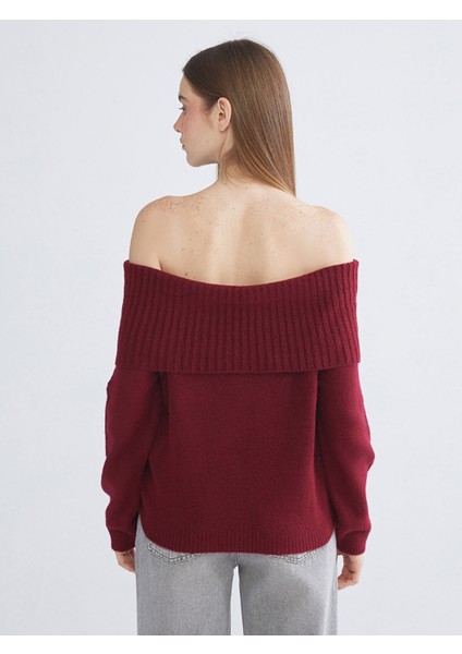 Yeni Sezon Kayık Yaka Kadın Triko Kazak fırsatları