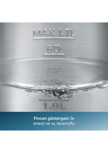 Şık Siyah Çelik Kettle, Dokunmatik Kontrol, 7000 Serisi modelleri