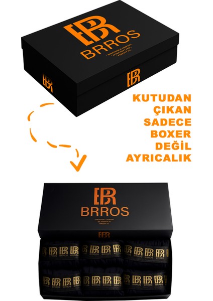 Erkek 6’l Pamuklu Boxer Set – Rahat ve Esnek Iç Giyim – Erkek Boxer