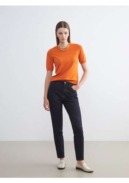 Yeni Sezon Slim Mom Kadın Jean Pantolon