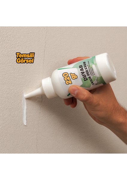 Pratik Duvar Çatlak Delik Giderici Tamir Dolgusu ( 220 gr ) Beyaz Macun Boşluk Doldurucu Onarıcı modelleri