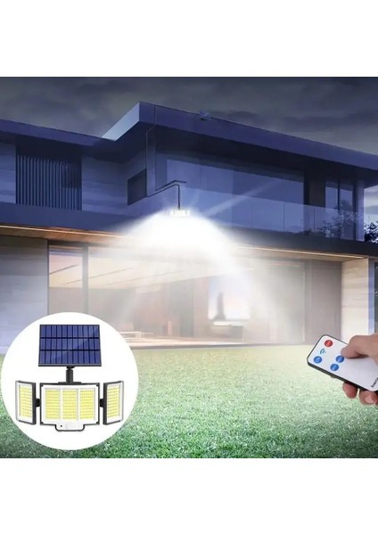 348 Ledli, Güneş Enerjili, Hareket Sensörlü, 3 Taraflı Aydınlatma / GT-SL30 indirimleri
