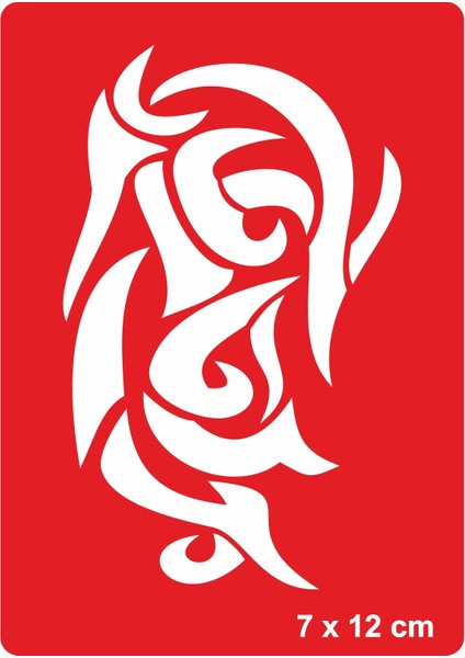 Tribal 201 Tattoo Geçici Dövme Şablonları Kına Kalıpları