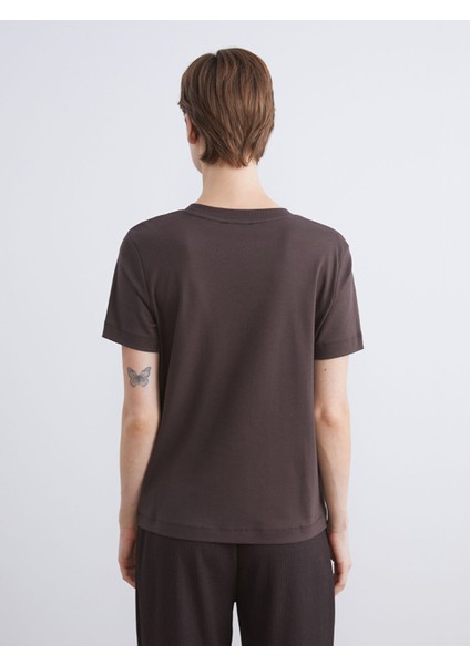 Yeni Sezon Bisiklet Yaka Kadın Tişört fırsatları