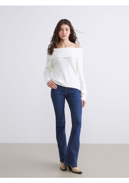 Yeni Sezon Kayık Yaka Kadın Triko Kazak fiyatları