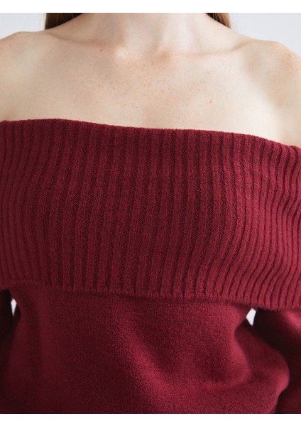 Yeni Sezon Kayık Yaka Kadın Triko Kazak modelleri