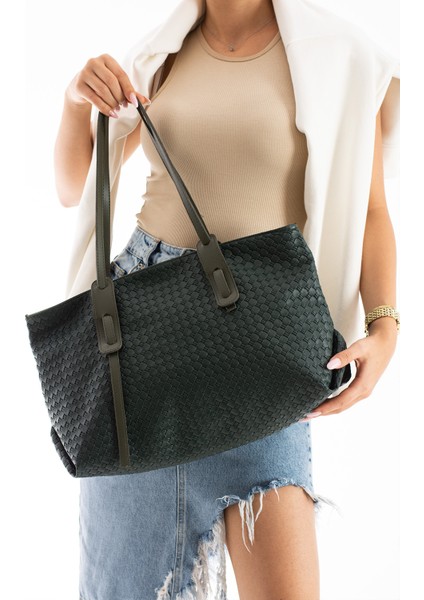 Kadın Omuz Çantası Büyük Astarlı