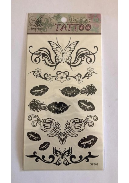 Dudaklar Yapıştırma Sticker Dövme Geçici Dövme Temporary Tattoos