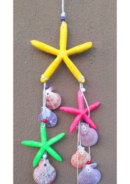 Üçlü Deniz Yıldızı Duvar Bahçe Balkon Süsü Ev Dekor Hediyelik Eşya fiyatları