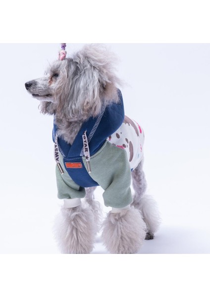 Lacivert Rio Köpek Hoodie Köpek Sweat Köpek Kıyafeti Kedi Kıyafeti fırsatları