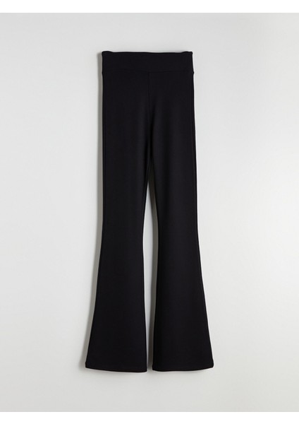 Yeni Sezon Beli Lastikli Ispanyol Paça Kadın Tayt Pantolon indirimleri