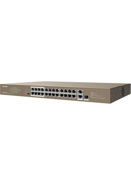 F1126P-24-250W 24 Port 10/100+ 2XRJ45/1X1GB Sfp Combo 250W Poe Racmount Swıtch modelleri