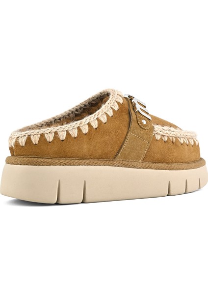 MU.FW531009A Kadın Terlik/ Panduf ( Ev ) MU.FW531001A Cog Mou Bounce Clog Metal Logo Cognac modelleri