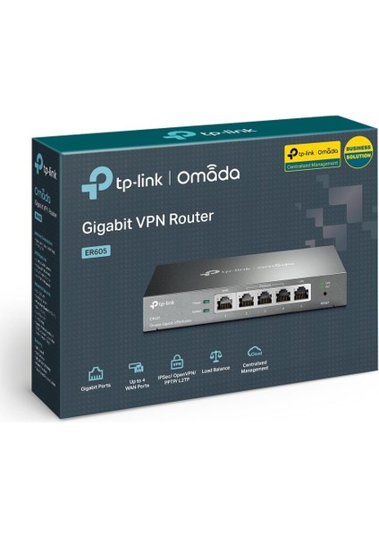 Tp-Lınk Omada TL-ER605 Gıgabıt Multı-Wan Vpn Router