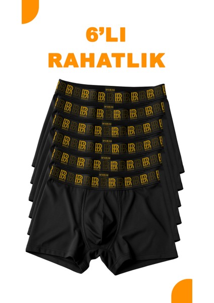 Erkek 6’l Pamuklu Boxer Set – Rahat ve Esnek Iç Giyim – Erkek Boxer fırsatları