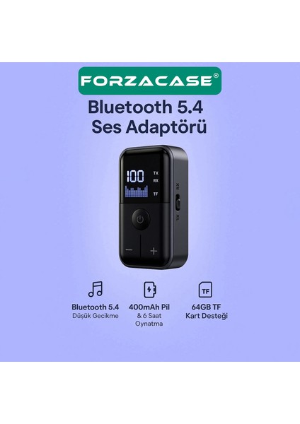 Tv, Araç, Bilgisayar Uyumlu 2in1 Aux Bluetooth 5.4 Tf Kartlı Kablosuz Ses Adaptörü - FC1129 fiyatları