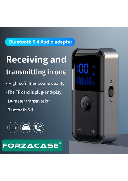 Tv, Araç, Bilgisayar Uyumlu 2in1 Aux Bluetooth 5.4 Tf Kartlı Kablosuz Ses Adaptörü - FC1129 fırsatları