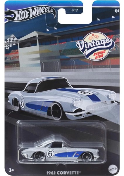 1/64 Ölçek Uzunkart Premium 1962 Corvette