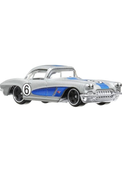 1/64 Ölçek Uzunkart Premium 1962 Corvette modelleri