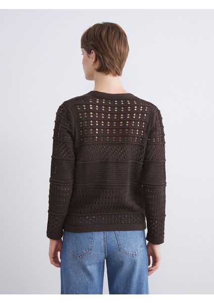 Yeni Sezon V Yaka Ajurlu Kadın Triko Hırka fırsatları