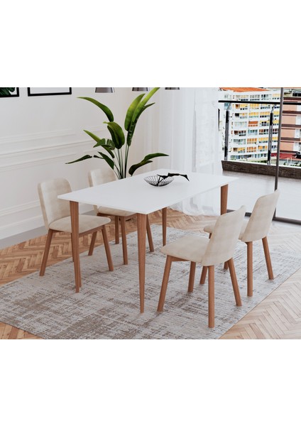 Datça Beyaz 120X67 cm Mutfak Masası fiyatları