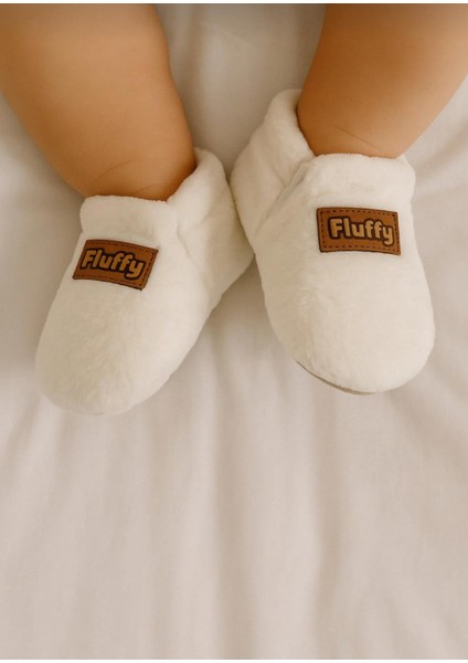 Bebek, Kadife, Lastikli, Kaydırmaz Deri, Yürüme Öncesi Ev Ayakkabısı