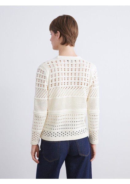 Yeni Sezon V Yaka Ajurlu Kadın Triko Hırka fırsatları