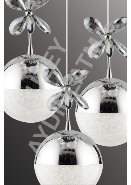 3'lü LED Kumandalı Krom Aydınlatma Seti, 3 Renk Seçeneğiyle Şık Tasarım modelleri