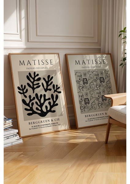 Matisse 2'li Ahşap Çerçeveli Poster, Tablo Seti No:22 fırsatları