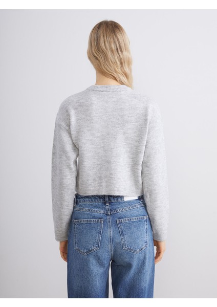 Yeni Sezon Bisiklet Yaka Kadın Triko Hırka fırsatları