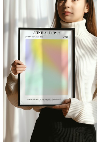 Aura Serisi Siyah Çerçeveli Poster, Tablo No:53 modelleri